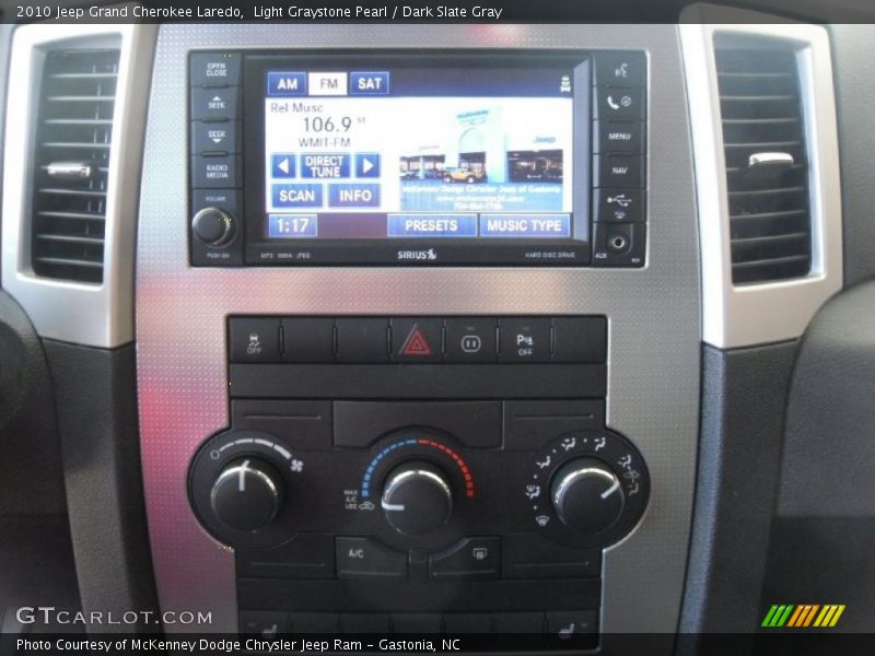 Light Graystone Pearl / Dark Slate Gray 2010 Jeep Grand Cherokee Laredo