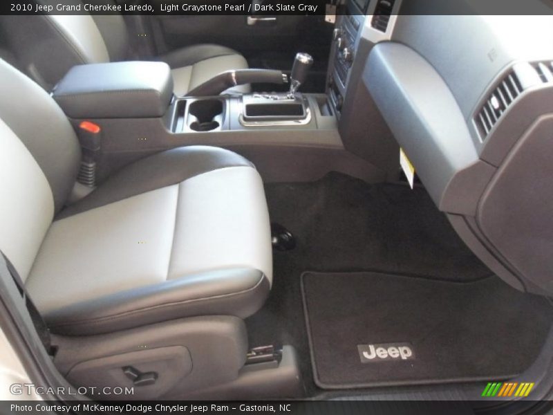 Light Graystone Pearl / Dark Slate Gray 2010 Jeep Grand Cherokee Laredo