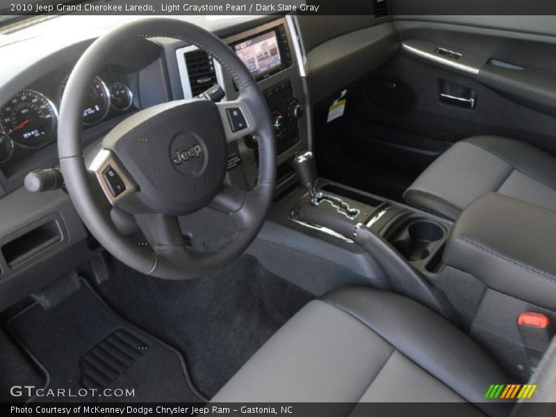 Light Graystone Pearl / Dark Slate Gray 2010 Jeep Grand Cherokee Laredo