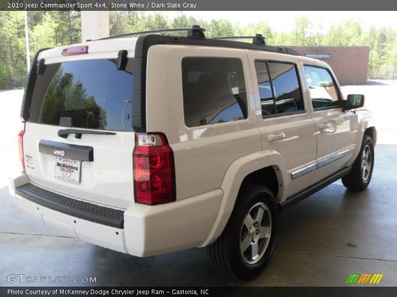 Stone White / Dark Slate Gray 2010 Jeep Commander Sport 4x4