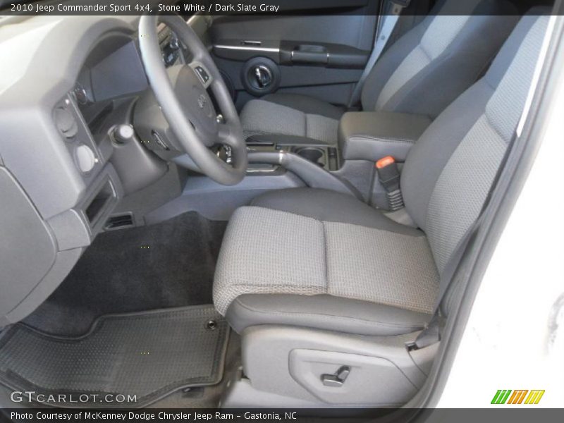 Stone White / Dark Slate Gray 2010 Jeep Commander Sport 4x4
