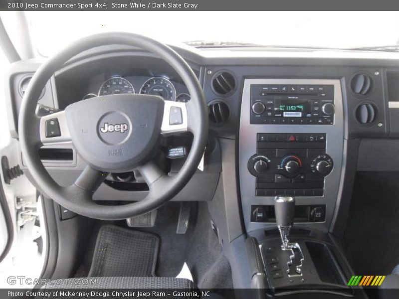 Stone White / Dark Slate Gray 2010 Jeep Commander Sport 4x4