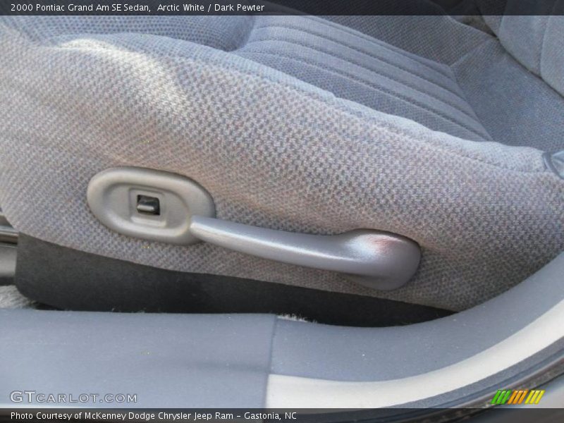 Arctic White / Dark Pewter 2000 Pontiac Grand Am SE Sedan
