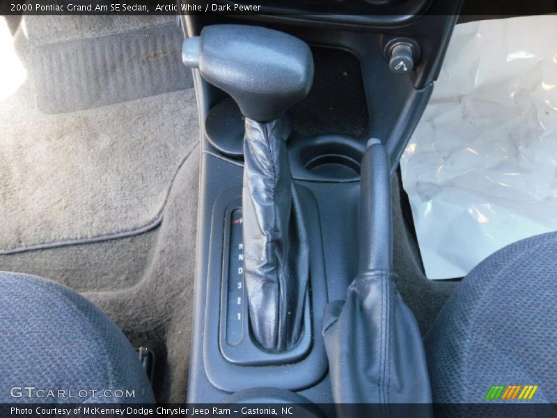 Arctic White / Dark Pewter 2000 Pontiac Grand Am SE Sedan