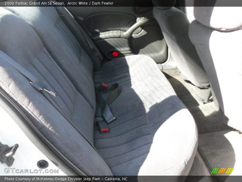Arctic White / Dark Pewter 2000 Pontiac Grand Am SE Sedan