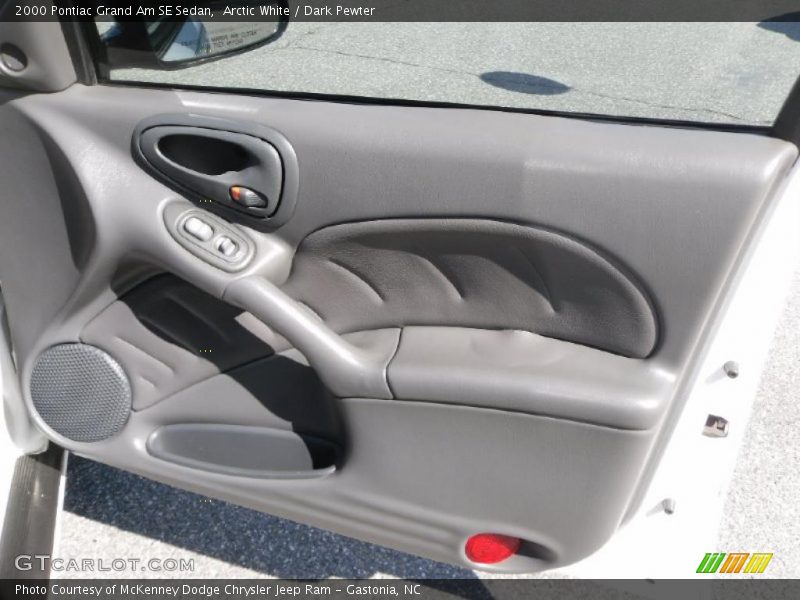 Arctic White / Dark Pewter 2000 Pontiac Grand Am SE Sedan