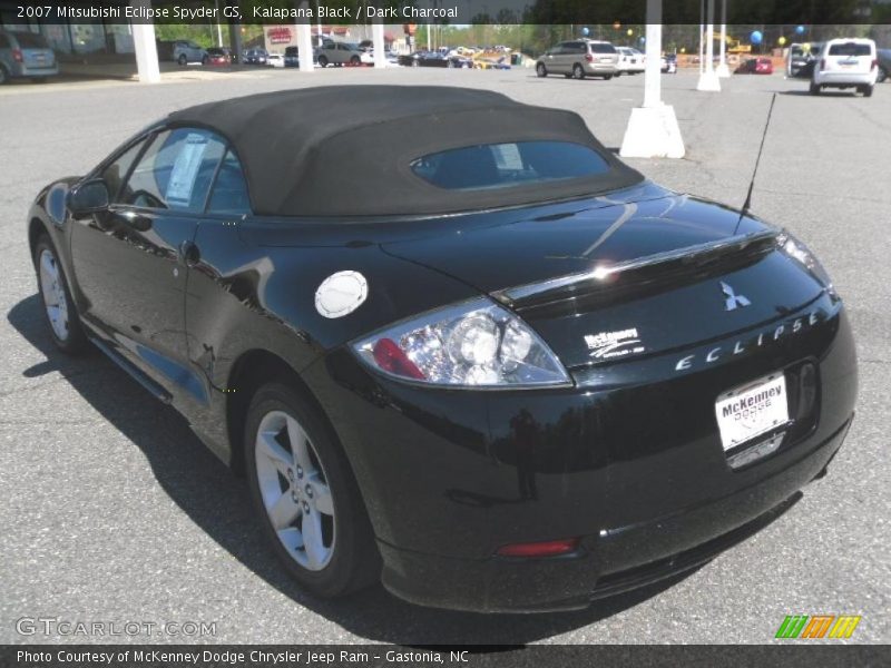 Kalapana Black / Dark Charcoal 2007 Mitsubishi Eclipse Spyder GS