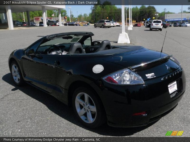 Kalapana Black / Dark Charcoal 2007 Mitsubishi Eclipse Spyder GS