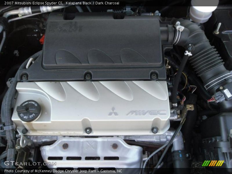 Kalapana Black / Dark Charcoal 2007 Mitsubishi Eclipse Spyder GS