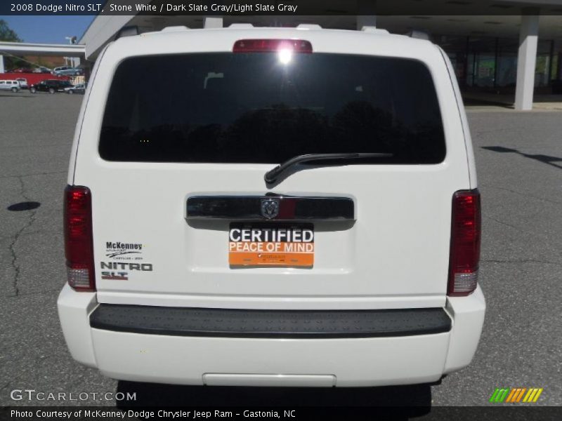 Stone White / Dark Slate Gray/Light Slate Gray 2008 Dodge Nitro SLT