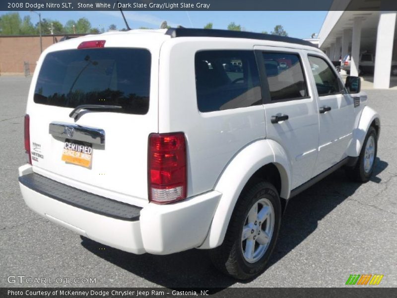 Stone White / Dark Slate Gray/Light Slate Gray 2008 Dodge Nitro SLT