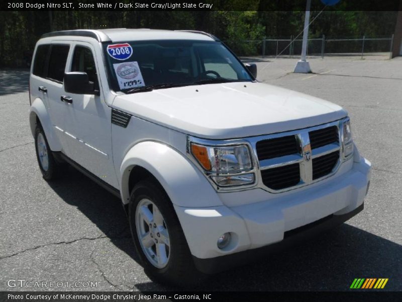Stone White / Dark Slate Gray/Light Slate Gray 2008 Dodge Nitro SLT