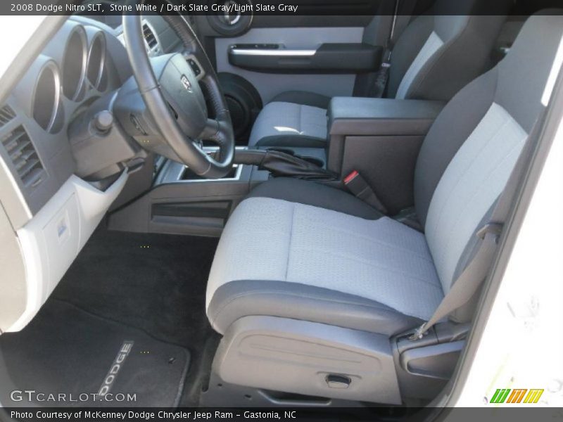 Stone White / Dark Slate Gray/Light Slate Gray 2008 Dodge Nitro SLT