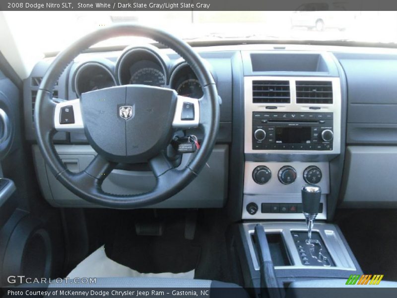 Stone White / Dark Slate Gray/Light Slate Gray 2008 Dodge Nitro SLT