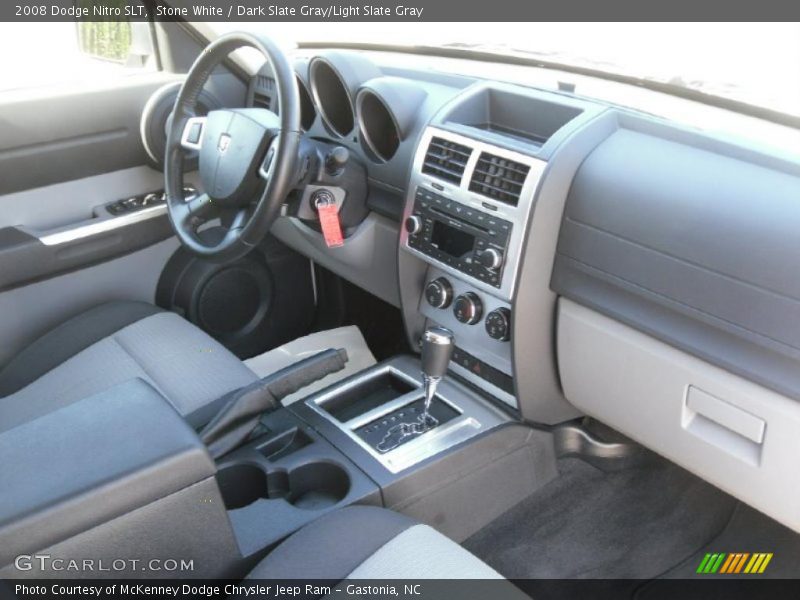 Stone White / Dark Slate Gray/Light Slate Gray 2008 Dodge Nitro SLT