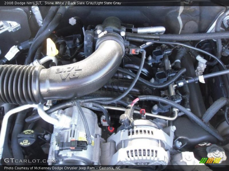 Stone White / Dark Slate Gray/Light Slate Gray 2008 Dodge Nitro SLT