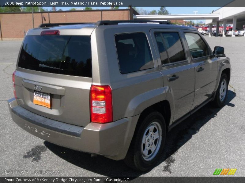 Light Khaki Metallic / Pastel Pebble Beige 2008 Jeep Patriot Sport