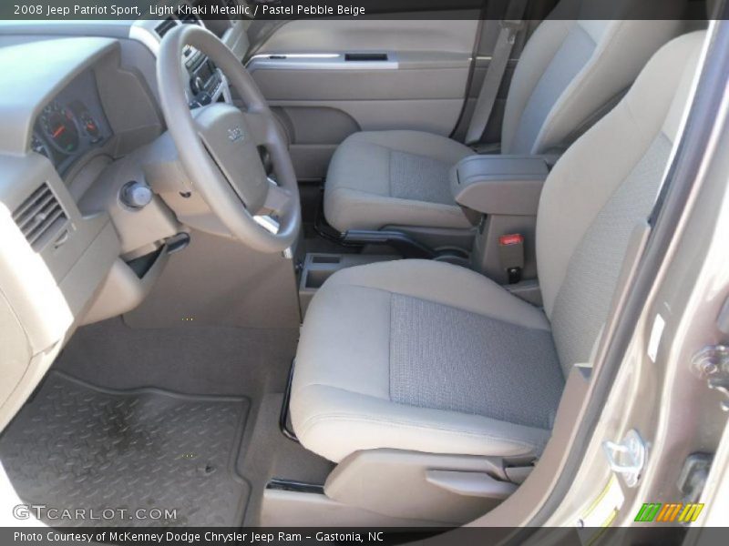 Light Khaki Metallic / Pastel Pebble Beige 2008 Jeep Patriot Sport