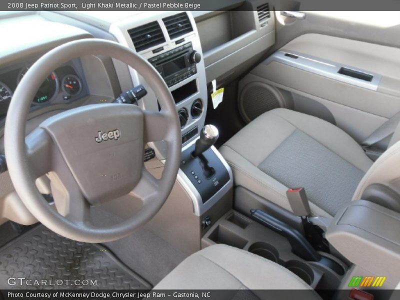 Light Khaki Metallic / Pastel Pebble Beige 2008 Jeep Patriot Sport