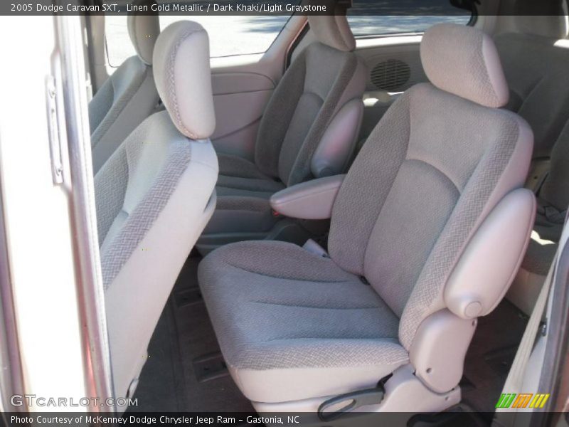 Linen Gold Metallic / Dark Khaki/Light Graystone 2005 Dodge Caravan SXT