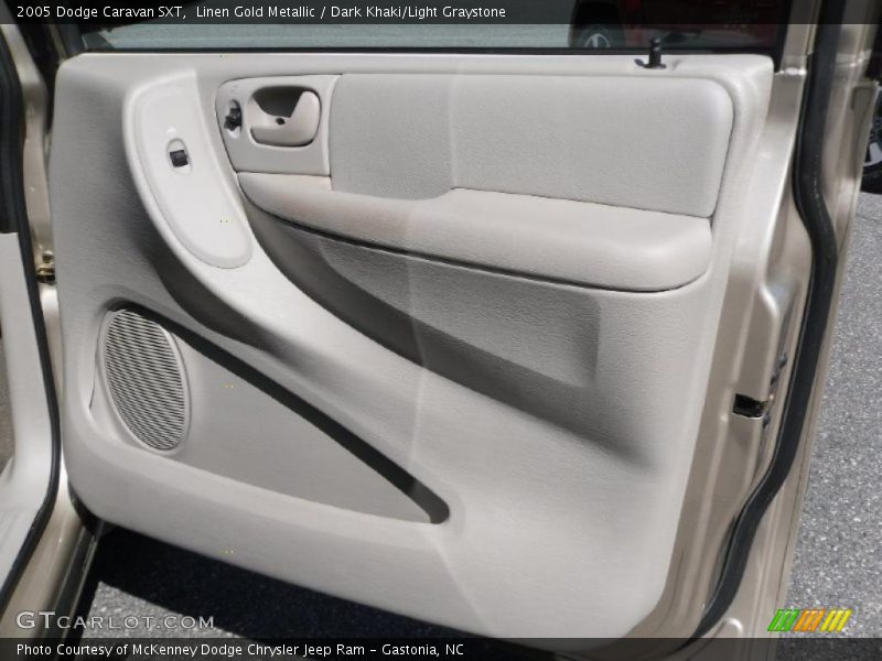 Linen Gold Metallic / Dark Khaki/Light Graystone 2005 Dodge Caravan SXT
