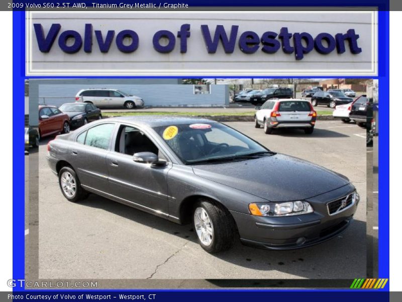 Titanium Grey Metallic / Graphite 2009 Volvo S60 2.5T AWD