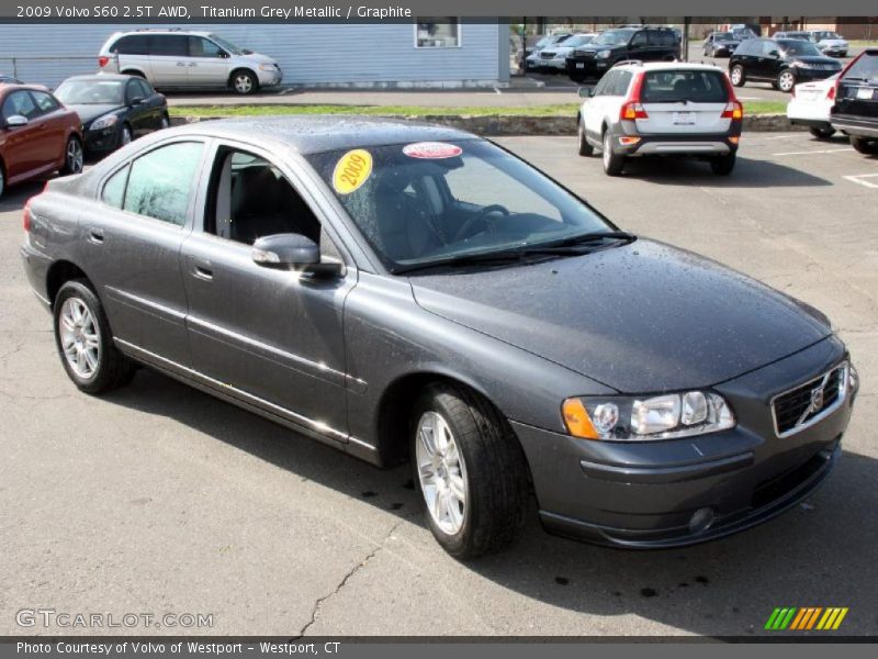 Titanium Grey Metallic / Graphite 2009 Volvo S60 2.5T AWD