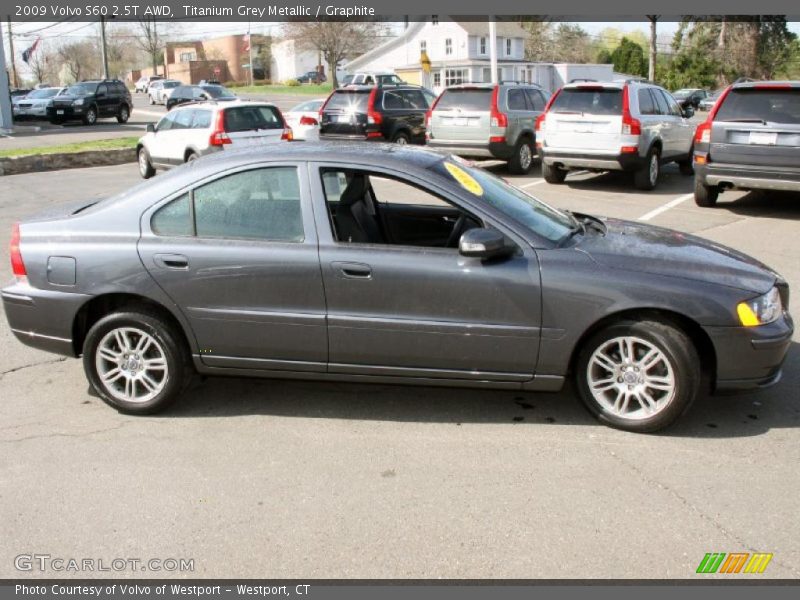 Titanium Grey Metallic / Graphite 2009 Volvo S60 2.5T AWD