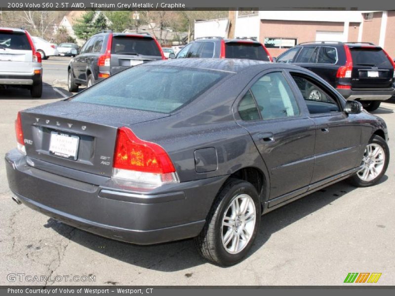 Titanium Grey Metallic / Graphite 2009 Volvo S60 2.5T AWD