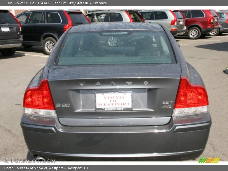 Titanium Grey Metallic / Graphite 2009 Volvo S60 2.5T AWD