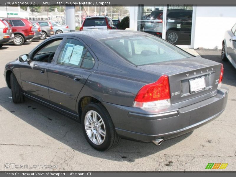 Titanium Grey Metallic / Graphite 2009 Volvo S60 2.5T AWD