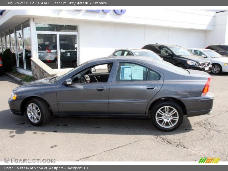 Titanium Grey Metallic / Graphite 2009 Volvo S60 2.5T AWD