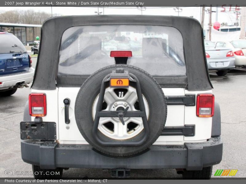 Stone White / Dark Slate Gray/Medium Slate Gray 2007 Jeep Wrangler X 4x4