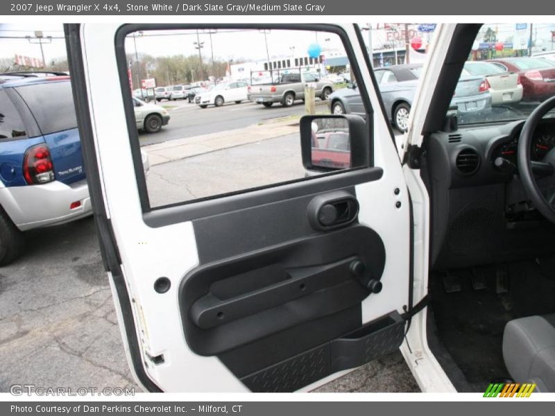 Stone White / Dark Slate Gray/Medium Slate Gray 2007 Jeep Wrangler X 4x4