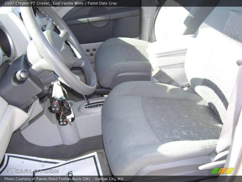 Cool Vanilla White / Pastel Slate Gray 2007 Chrysler PT Cruiser