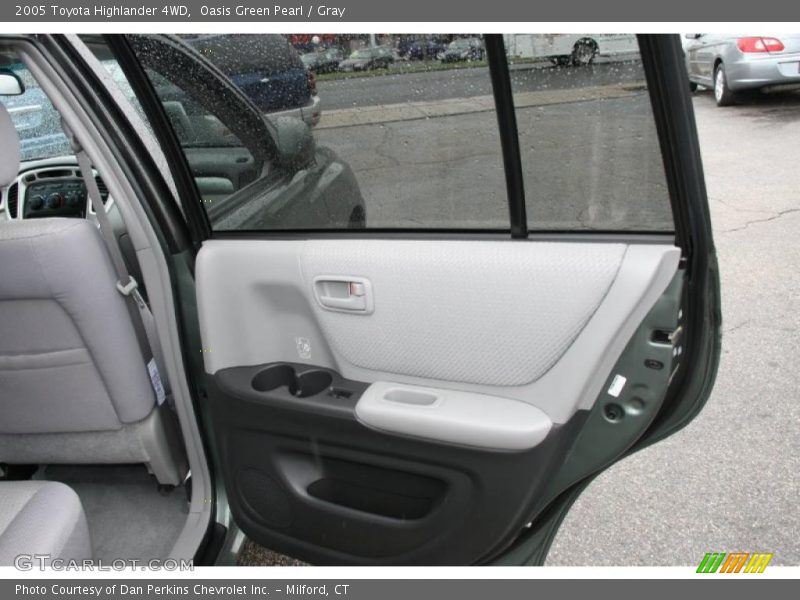 Oasis Green Pearl / Gray 2005 Toyota Highlander 4WD