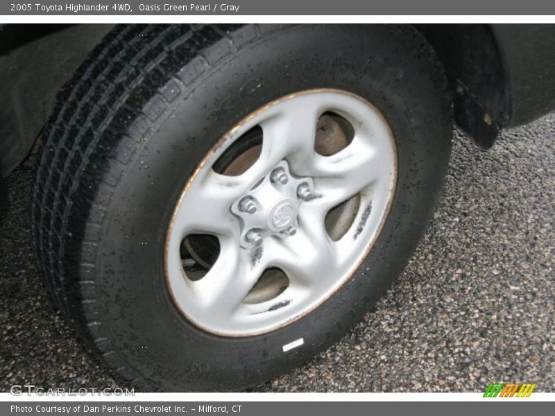 Oasis Green Pearl / Gray 2005 Toyota Highlander 4WD