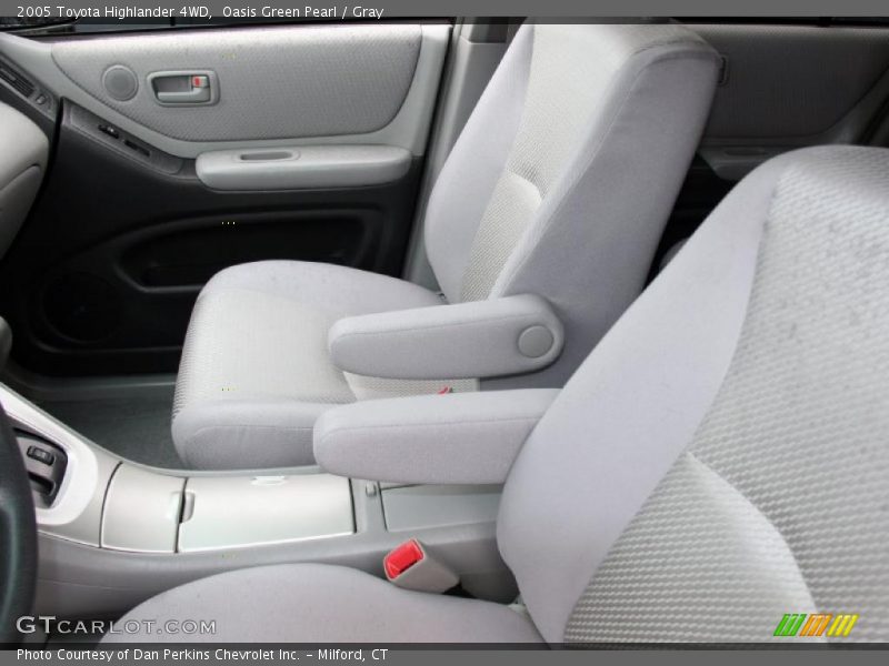 Oasis Green Pearl / Gray 2005 Toyota Highlander 4WD