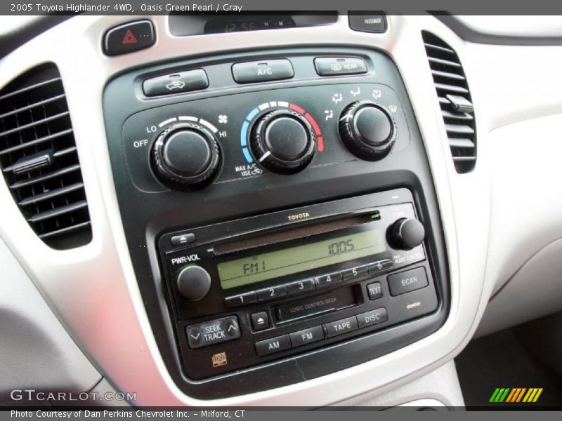 Oasis Green Pearl / Gray 2005 Toyota Highlander 4WD