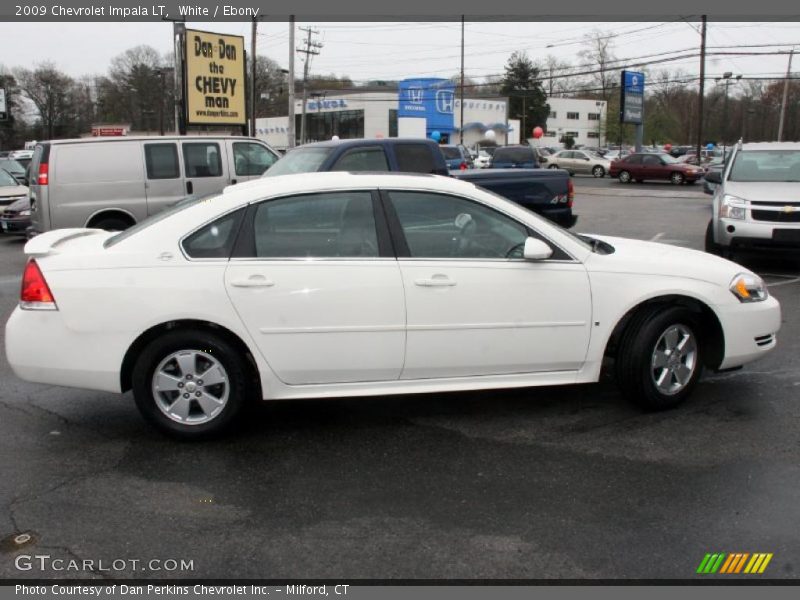White / Ebony 2009 Chevrolet Impala LT