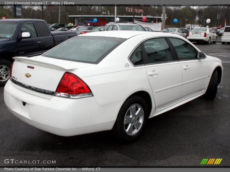 White / Ebony 2009 Chevrolet Impala LT