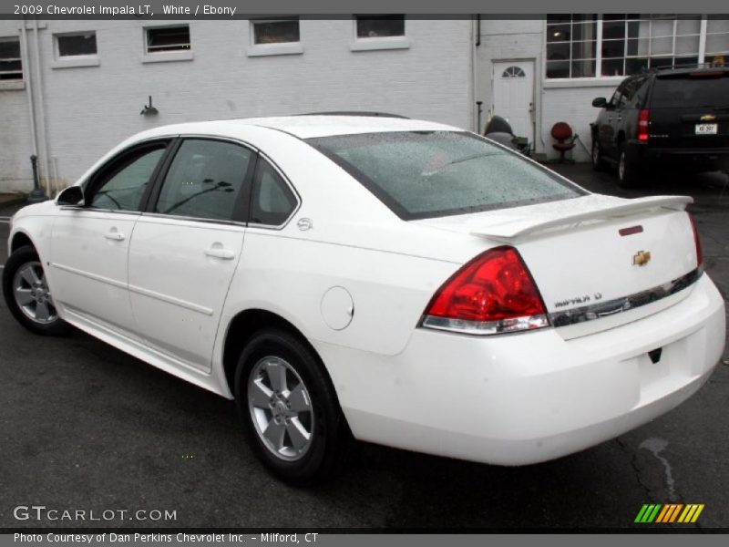 White / Ebony 2009 Chevrolet Impala LT