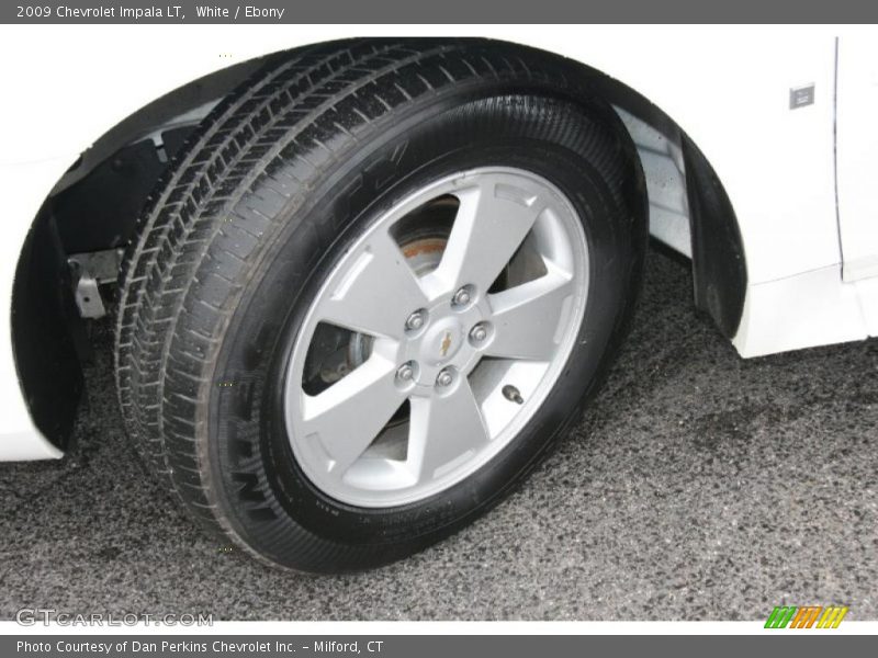 White / Ebony 2009 Chevrolet Impala LT