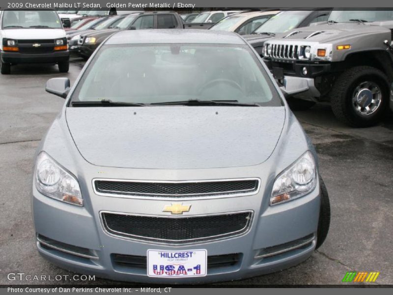 Golden Pewter Metallic / Ebony 2009 Chevrolet Malibu LT Sedan