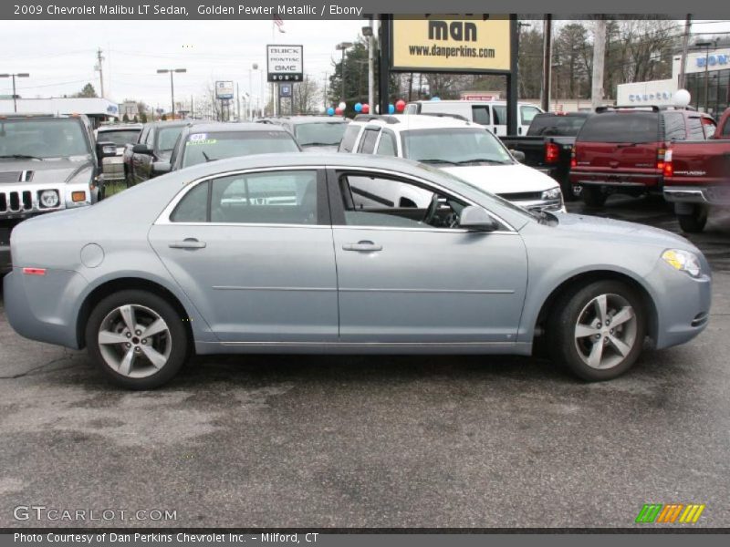 Golden Pewter Metallic / Ebony 2009 Chevrolet Malibu LT Sedan