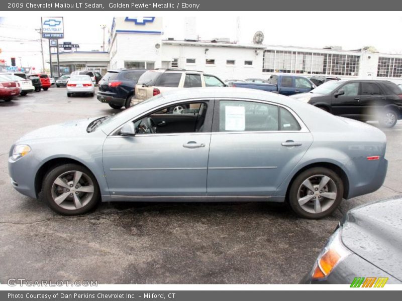 Golden Pewter Metallic / Ebony 2009 Chevrolet Malibu LT Sedan