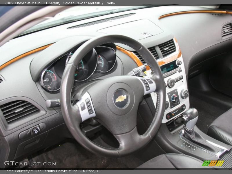 Golden Pewter Metallic / Ebony 2009 Chevrolet Malibu LT Sedan