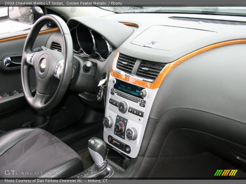 Golden Pewter Metallic / Ebony 2009 Chevrolet Malibu LT Sedan