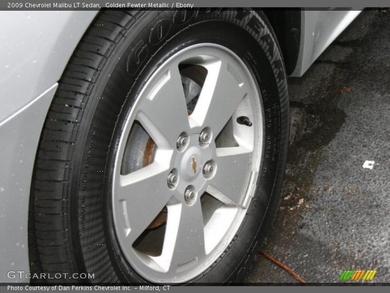 Golden Pewter Metallic / Ebony 2009 Chevrolet Malibu LT Sedan