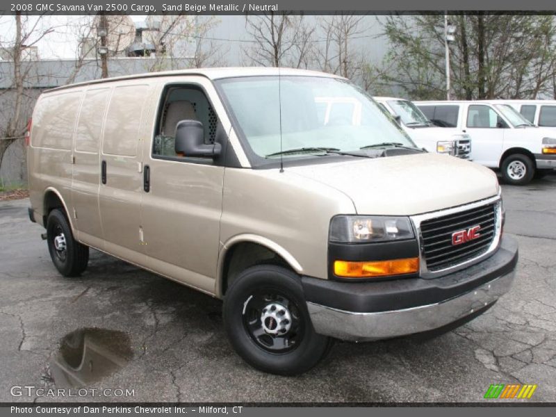 Sand Beige Metallic / Neutral 2008 GMC Savana Van 2500 Cargo